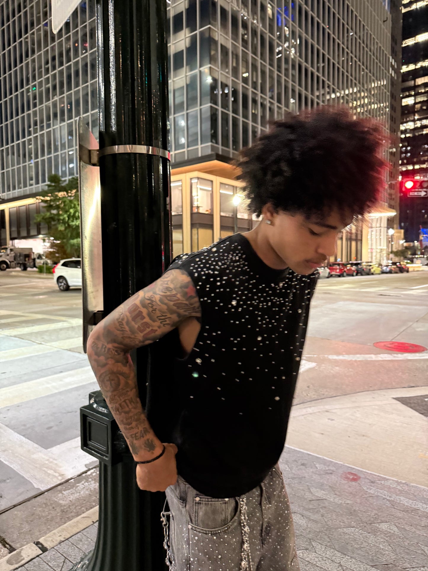 STARDUST SLEEVELESS TEE