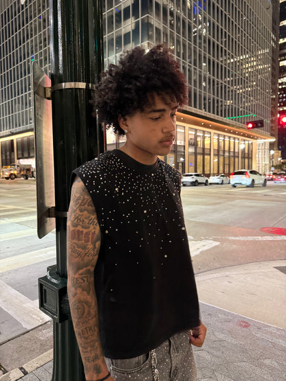 STARDUST SLEEVELESS TEE